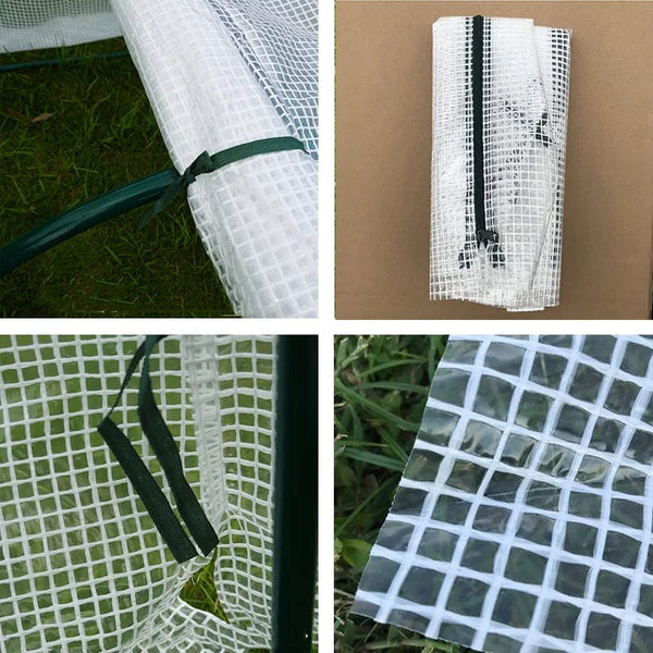 Planet Gates 270x90x90cm Greenhouse Tent For Indoor Planting Garden Plants Grow Green House Flower Waterproof Protect Warm Room Plant Bracket Cover