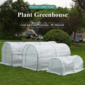 Planet Gates 270x90x90cm Greenhouse Tent For Indoor Planting Garden Plants Grow Green House Flower Waterproof Protect Warm Room Plant Bracket Cover