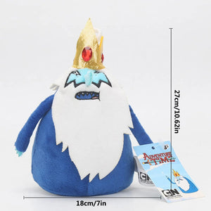Planet Gates 27cm blue Plush Keychain Toys Soft Stuffed Dolls Toy Pendant Mini King Doll Blue Plush High Quality Cotton