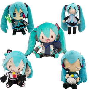Planet Gates 27cm Explosive Hatsune Miku Plush Doll Beautiful Girl Peripheral Plush Toy Kawaii Pillow Girl Birthday Gift Couple Gift