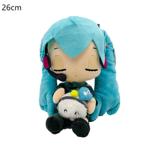 Planet Gates 27cm Explosive Hatsune Miku Plush Doll Beautiful Girl Peripheral Plush Toy Kawaii Pillow Girl Birthday Gift Couple Gift