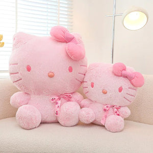 Planet Gates 28-35cm Sanrio Hello Kitty Cat Plush Toys Cartoon KT Cat Plush Doll Soft Stuffed Kawaii Anime Pillow Birthday Gift For Kids Girl
