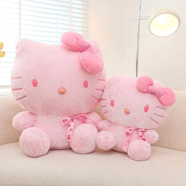 Planet Gates 28-35cm Sanrio Hello Kitty Cat Plush Toys Cartoon KT Cat Plush Doll Soft Stuffed Kawaii Anime Pillow Birthday Gift For Kids Girl