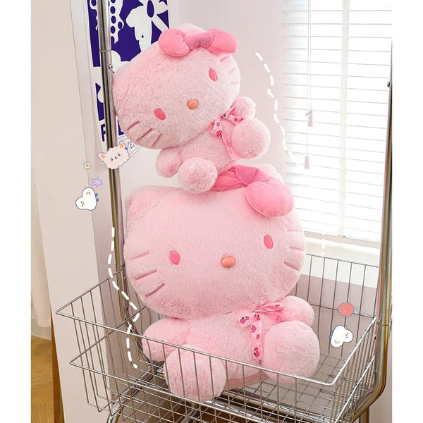 Planet Gates 28-35cm Sanrio Hello Kitty Cat Plush Toys Cartoon KT Cat Plush Doll Soft Stuffed Kawaii Anime Pillow Birthday Gift For Kids Girl