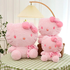 Planet Gates 28-35cm Sanrio Hello Kitty Cat Plush Toys Cartoon KT Cat Plush Doll Soft Stuffed Kawaii Anime Pillow Birthday Gift For Kids Girl