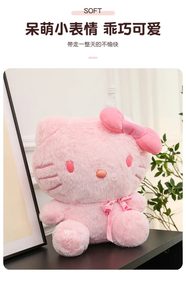Planet Gates 28-35cm Sanrio Hello Kitty Cat Plush Toys Cartoon KT Cat Plush Doll Soft Stuffed Kawaii Anime Pillow Birthday Gift For Kids Girl