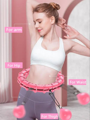 Planet Gates 28 Knots Fitness Smart Sport Hoop Adjustable Waist Exercise Gym Trainer Body Shaper Equipment Slimming Weight Loss Dropshipping