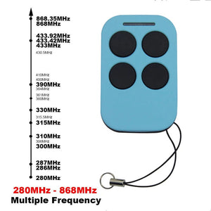 Planet Gates 280-868mhz Yello Multi-frequency Universal Garage Control Door Remote Controller 280-868mhz Gate Control 433mhz 315 390 Rfid Copier Duplicator