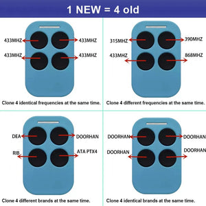 Planet Gates 280-868mhz Yello Multi-frequency Universal Garage Control Door Remote Controller 280-868mhz Gate Control 433mhz 315 390 Rfid Copier Duplicator