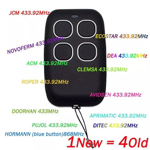 Planet Gates 280-868mhz Yello Multi-frequency Universal Garage Control Door Remote Controller 280-868mhz Gate Control 433mhz 315 390 Rfid Copier Duplicator