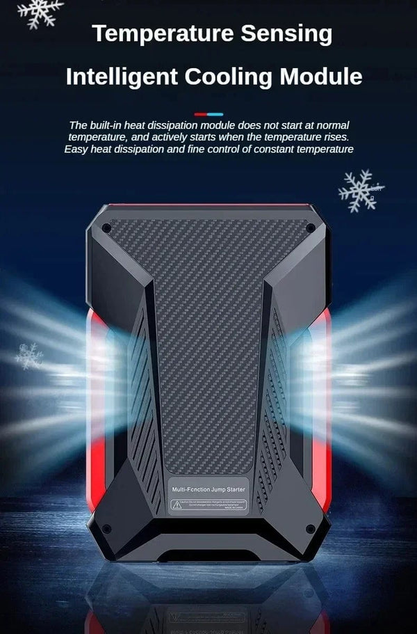 Planet Gates 28000mAh Car Jump Starter Multifunctional Automotive Emergency Power 150PSI Tire Inflator Powerbank Air Pump With Bag