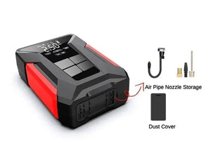Planet Gates 28000mAh Car Jump Starter Multifunctional Automotive Emergency Power 150PSI Tire Inflator Powerbank Air Pump With Bag