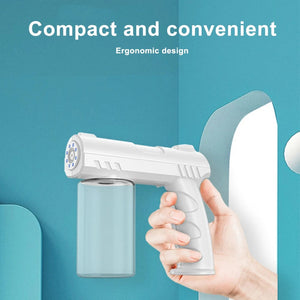 Planet Gates 280ML Wireless Electric Sanitizer Sprayer USB Nano Blue Light Steam Spray Gun home garden Disinfection Watering Atomizer tool