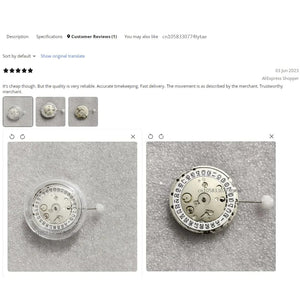 Planet Gates 2813 Watch Movement 3 Hands Single Calendar Automatic Mechanical Movement For 2813 Watch Movement /DG2813 Watch Repair Parts