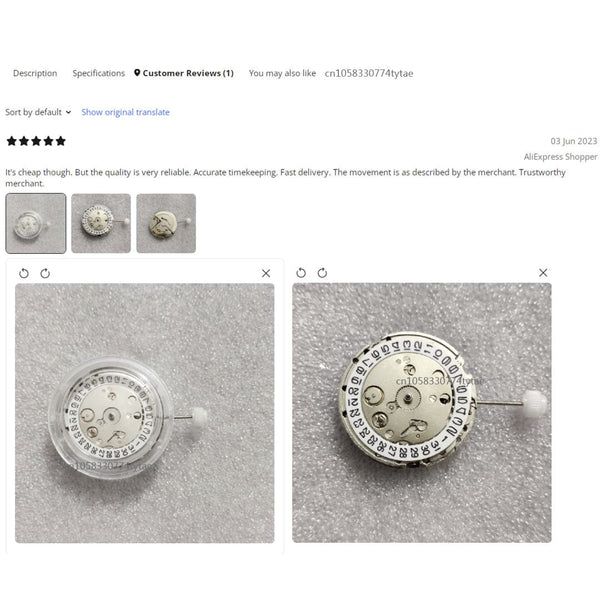 Planet Gates 2813 Watch Movement 3 Hands Single Calendar Automatic Mechanical Movement For 2813 Watch Movement /DG2813 Watch Repair Parts