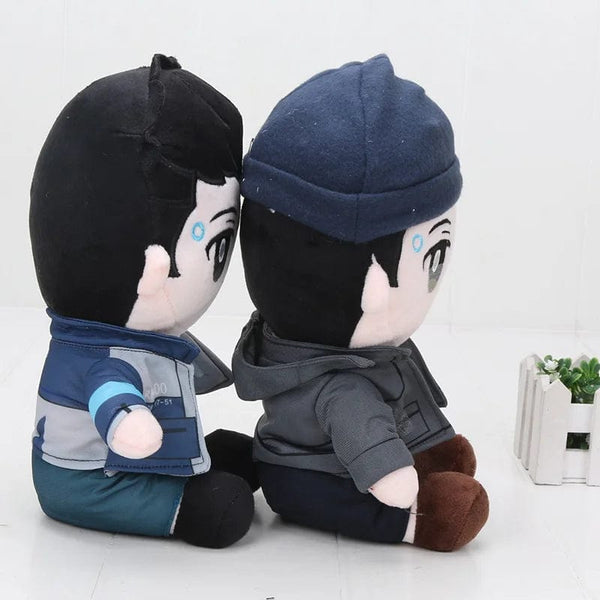 Planet Gates 28cm Detroit Become Human Plush Doll Toys for Kids Connor RK800 Plush Doll Toys Game Cosplay Doll