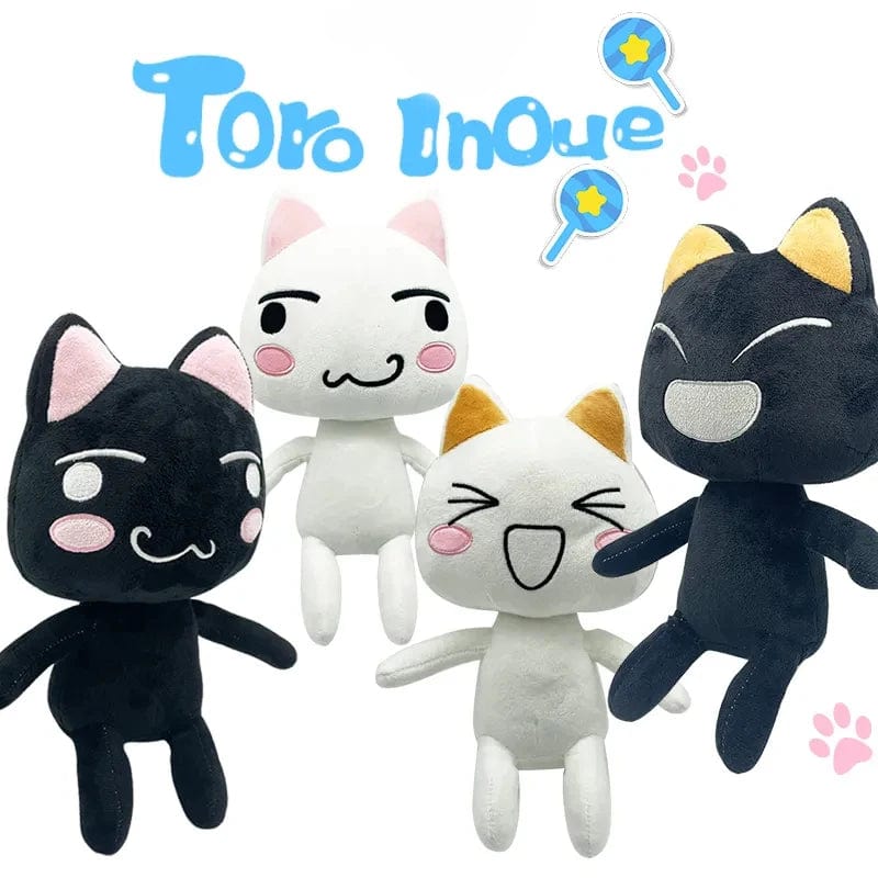 Planet Gates 28cm Kawaii Toro Inoue The Cat Plush Toy Soft Anime Cartoon Animal Doll Room Decorations Birthday Gifts Christmas Gifts for Kids