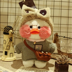 Planet Gates 29 / 30cm New plush Cute Lalafanfan Duck Cafe Duck 30cm Doll Plush Toy Stuffed Soft Doll Kawaii Animal Pillow Birthday Gift for Kids