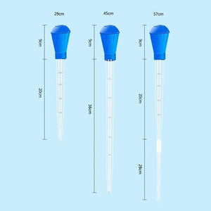 Planet Gates 29/45/54cm Aquarium FishTank Clean Tool Pipette Fish Tank Siphon Pump Water Changer Aquarium Accessories with Extension Tube
