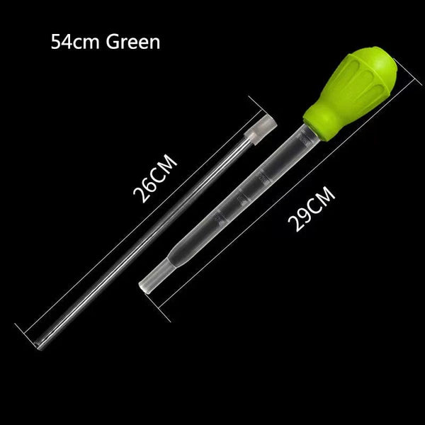 Planet Gates 29/45/54cm Aquarium FishTank Clean Tool Pipette Fish Tank Siphon Pump Water Changer Aquarium Accessories with Extension Tube