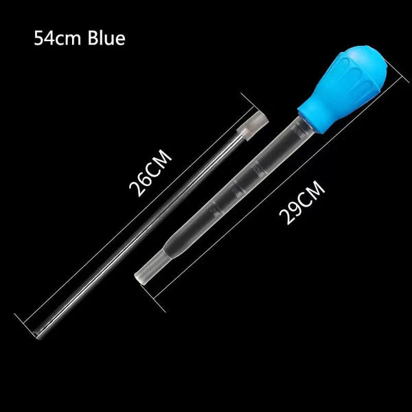 Planet Gates 29/45/54cm Aquarium FishTank Clean Tool Pipette Fish Tank Siphon Pump Water Changer Aquarium Accessories with Extension Tube