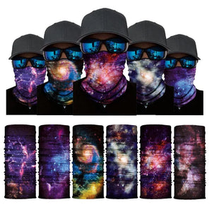 Planet Gates 29 / 50cm x 25cm Outdoor Sports Bandana Man Seamless Balaclava Neck Warmer Cycling Motorcycle Scarf Windproof Sun Protection Fishing Face Mask