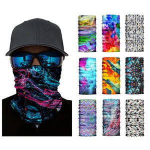 Planet Gates 29 / 50cm x 25cm Outdoor Sports Bandana Man Seamless Balaclava Neck Warmer Cycling Motorcycle Scarf Windproof Sun Protection Fishing Face Mask