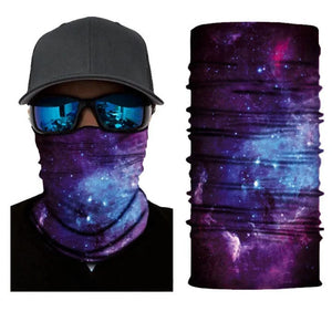 Planet Gates 29 / 50cm x 25cm Outdoor Sports Bandana Man Seamless Balaclava Neck Warmer Cycling Motorcycle Scarf Windproof Sun Protection Fishing Face Mask