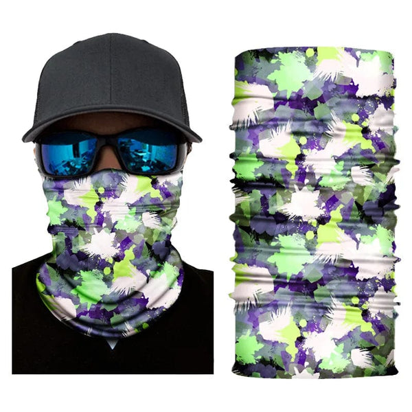 Planet Gates 29 / 50cm x 25cm Outdoor Sports Bandana Man Seamless Balaclava Neck Warmer Cycling Motorcycle Scarf Windproof Sun Protection Fishing Face Mask