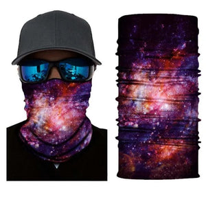 Planet Gates 29 / 50cm x 25cm Outdoor Sports Bandana Man Seamless Balaclava Neck Warmer Cycling Motorcycle Scarf Windproof Sun Protection Fishing Face Mask