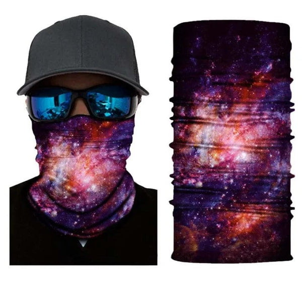 Planet Gates 29 / 50cm x 25cm Outdoor Sports Bandana Man Seamless Balaclava Neck Warmer Cycling Motorcycle Scarf Windproof Sun Protection Fishing Face Mask