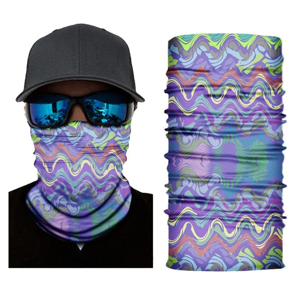 Planet Gates 29 / 50cm x 25cm Outdoor Sports Bandana Man Seamless Balaclava Neck Warmer Cycling Motorcycle Scarf Windproof Sun Protection Fishing Face Mask