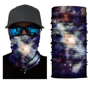 Planet Gates 29 / 50cm x 25cm Outdoor Sports Bandana Man Seamless Balaclava Neck Warmer Cycling Motorcycle Scarf Windproof Sun Protection Fishing Face Mask