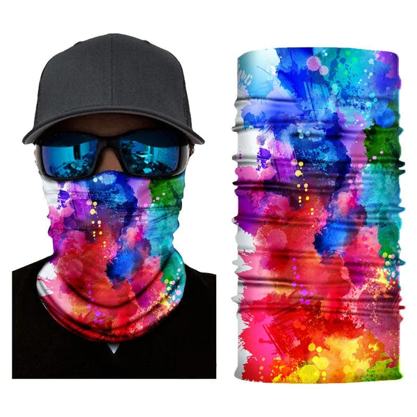 Planet Gates 29 / 50cm x 25cm Outdoor Sports Bandana Man Seamless Balaclava Neck Warmer Cycling Motorcycle Scarf Windproof Sun Protection Fishing Face Mask