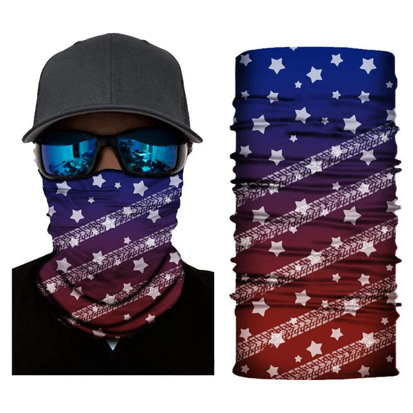 Planet Gates 29 / 50cm x 25cm Outdoor Sports Bandana Man Seamless Balaclava Neck Warmer Cycling Motorcycle Scarf Windproof Sun Protection Fishing Face Mask