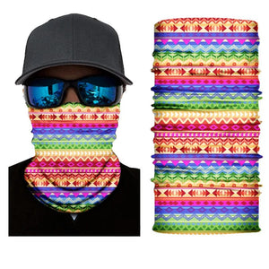 Planet Gates 29 / 50cm x 25cm Outdoor Sports Bandana Man Seamless Balaclava Neck Warmer Cycling Motorcycle Scarf Windproof Sun Protection Fishing Face Mask