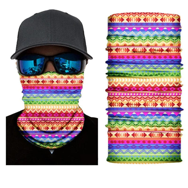 Planet Gates 29 / 50cm x 25cm Outdoor Sports Bandana Man Seamless Balaclava Neck Warmer Cycling Motorcycle Scarf Windproof Sun Protection Fishing Face Mask