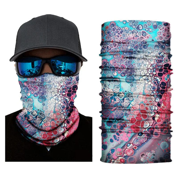 Planet Gates 29 / 50cm x 25cm Outdoor Sports Bandana Man Seamless Balaclava Neck Warmer Cycling Motorcycle Scarf Windproof Sun Protection Fishing Face Mask