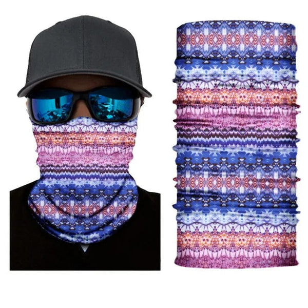 Planet Gates 29 / 50cm x 25cm Outdoor Sports Bandana Man Seamless Balaclava Neck Warmer Cycling Motorcycle Scarf Windproof Sun Protection Fishing Face Mask