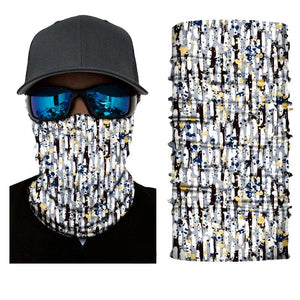 Planet Gates 29 / 50cm x 25cm Outdoor Sports Bandana Man Seamless Balaclava Neck Warmer Cycling Motorcycle Scarf Windproof Sun Protection Fishing Face Mask