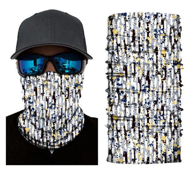 Planet Gates 29 / 50cm x 25cm Outdoor Sports Bandana Man Seamless Balaclava Neck Warmer Cycling Motorcycle Scarf Windproof Sun Protection Fishing Face Mask