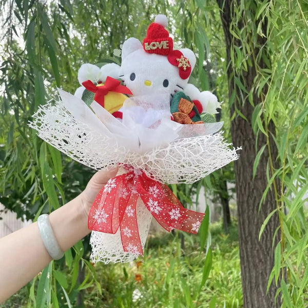 Planet Gates 29 Cartoon My Melody Kuromi Cinnamoroll Kt Cat Plush Doll Creative Flower Bouquet Valentine Christmas Graduation Birthday Gift