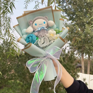 Planet Gates 29 Cartoon My Melody Kuromi Cinnamoroll Kt Cat Plush Doll Creative Flower Bouquet Valentine Christmas Graduation Birthday Gift