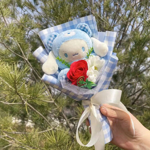 Planet Gates 29 Cartoon My Melody Kuromi Cinnamoroll Kt Cat Plush Doll Creative Flower Bouquet Valentine Christmas Graduation Birthday Gift
