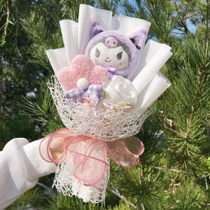 Planet Gates 29 Cartoon My Melody Kuromi Cinnamoroll Kt Cat Plush Doll Creative Flower Bouquet Valentine Christmas Graduation Birthday Gift
