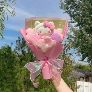 Planet Gates 29 Cartoon My Melody Kuromi Cinnamoroll Kt Cat Plush Doll Creative Flower Bouquet Valentine Christmas Graduation Birthday Gift