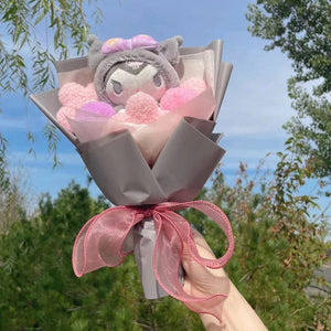 Planet Gates 29 Cartoon My Melody Kuromi Cinnamoroll Kt Cat Plush Doll Creative Flower Bouquet Valentine Christmas Graduation Birthday Gift