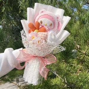 Planet Gates 29 Cartoon My Melody Kuromi Cinnamoroll Kt Cat Plush Doll Creative Flower Bouquet Valentine Christmas Graduation Birthday Gift