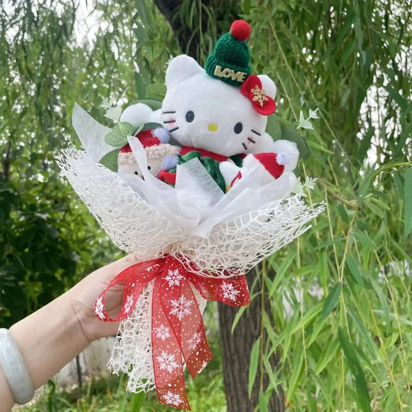 Planet Gates 29 Cartoon My Melody Kuromi Cinnamoroll Kt Cat Plush Doll Creative Flower Bouquet Valentine Christmas Graduation Birthday Gift