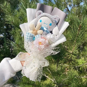 Planet Gates 29 Cartoon My Melody Kuromi Cinnamoroll Kt Cat Plush Doll Creative Flower Bouquet Valentine Christmas Graduation Birthday Gift